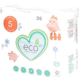 Ecologie et confort pour bébé. Couches à haute absorption.