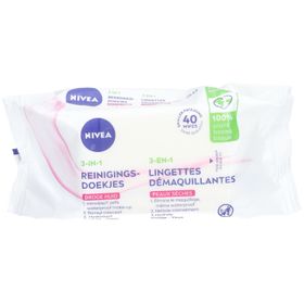 Nivea Lingettes Démaquillantes Douceur 3-en-1