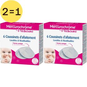 Mercurochrome Pitchoune Coussinets d'allaitement