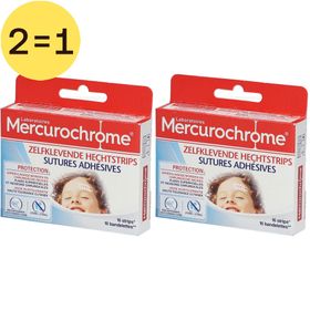 Mercurochrome Strips sutures adhésives
