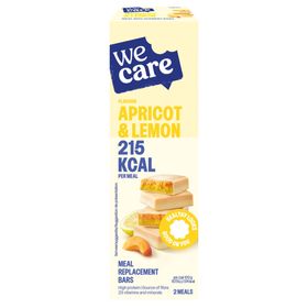 We Care Meal Replacement Bars Apricot & Lemon