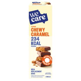 We Care Barres Substitut de Repas Chewy Caramel