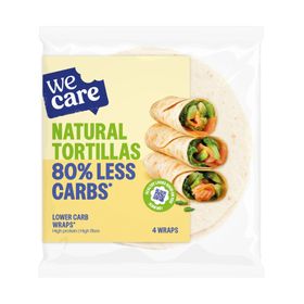 We Care Lower Carb Natural Tortillas