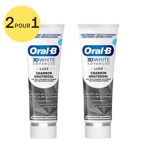 Oral-B 3D White Advanced Luxe Charbon Dentifrice