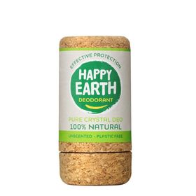 Happy Earth Stick déodorant inodore 100% naturel Pure Crystal