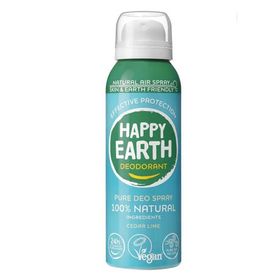 Happy Earth Spray déodorant 100% naturel Cèdre & Citron vert