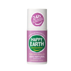 Happy Earth Déodorant à bille 100% naturel Lavande & Ylang