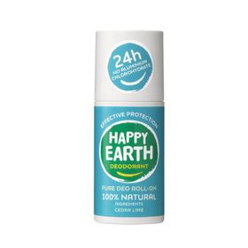 Happy Earth Déodorant à bille 100% naturel Cèdre & Citron vert