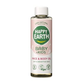 Happy Earth Huile Visage & Corps Naturelle 100% Bébé & Enfants