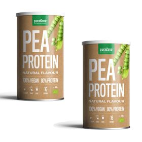 Vegan proteine 80% erwt natuur 400 g BIO x2
