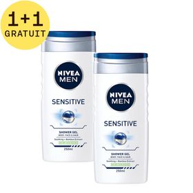 NIVEA MEN Sensitive Gel Douche 3 en 1