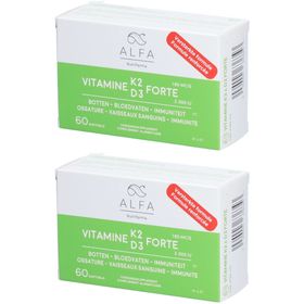 Alfa Vitamine K2 -D3 Forte Nouvelle Formule