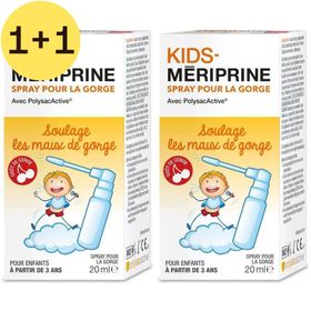 Kids-Meriprine Spray pour la gorge | Mal de gorge et toux