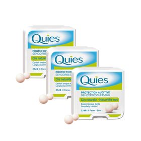Quies Bouchons d'Oreille Cire Naturelle