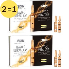 ISDIN Isdinceutics DUO Flavo-C Melatonin + Ultraglican