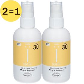 NAÏF Sun Mineral Sunscreen Spray solaire SPF30