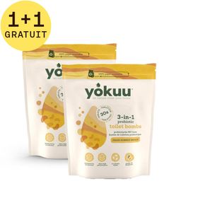 Yokuu Bombes de Toilettes Probiotiques 3-en-1 Fresh Summer Breeze