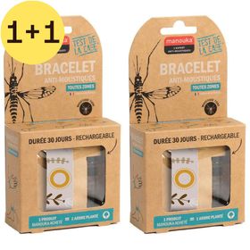 Manouka® Bracelet Anti-Moustique Cercle Orange