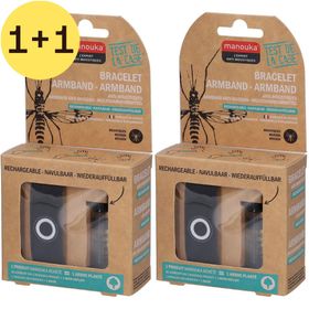 Manouka Bracelet Anti-Moustiques Noir