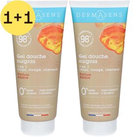 DERMASENS Gel Douche Surgras 3 en 1 Ambre