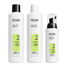 Nioxin System 2 Kit d’essai cheveux visiblement clairsemés