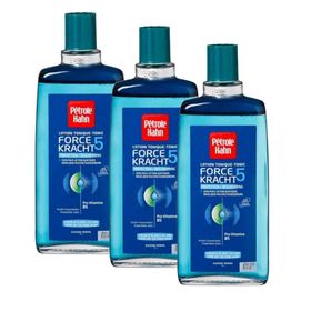 Pétrole Hahn Lotion Tonique Force 5 Protection Cheveux Blancs ou Gris x3