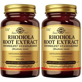 Solgar Rhodiola - Vitalité, Energie - Sommeil, Fatigue - 60 gélules végétales