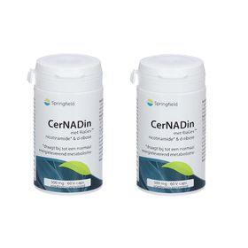 Springfield Cernadin Nicotinamide & D-Ribose 500 mg