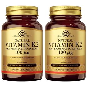 Solgar Vitamine K2 - Os/Cartilages - Cardiovasculaire - 60 gélules végétales
