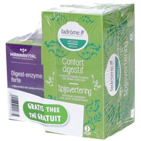 Mannavital Digest-Enzyme Forte + Infusion Ladrôme Confort Digestif Gratuite