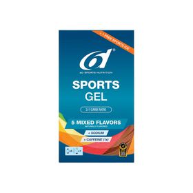6d Sports Nutrition Sports Gel Mélange de 5 Saveurs
