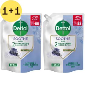 Dettol Relaxing Gel Lavant Antibactérien Lavande Recharge