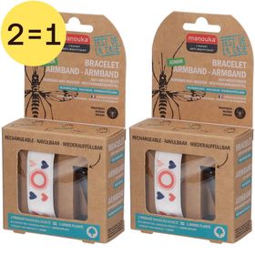 Manouka Junior Bracelet Anti-Moustiques Cœurs