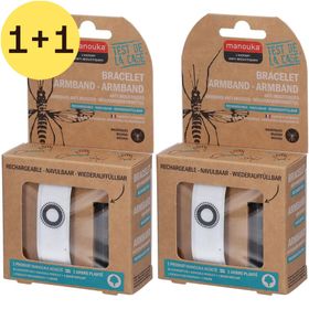 Manouka Bracelet Anti-Moustiques Blanc