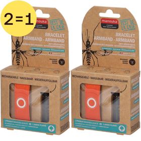 Manouka Bracelet Anti-Moustiques Orange