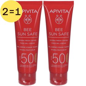Apivita Bee Sun Safe Crème Visage Teintée Défense Anti-Tâche & Anti-Âge