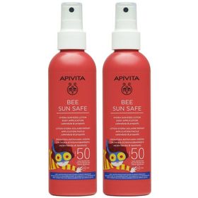 APIVITA BEE SUN SAFE Lotion Hydra Solaire Enfant Application facile SPF50