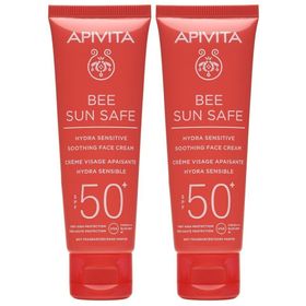APIVITA BEE SUN SAFE Crème Visage non grasse Hydra Fraîcheur SPF50