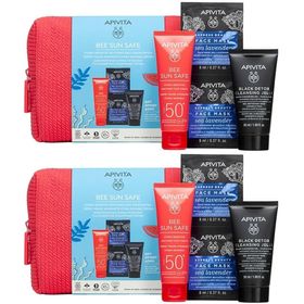 Apivita Pro Sensitive Spf50+ 50ml/25 x2