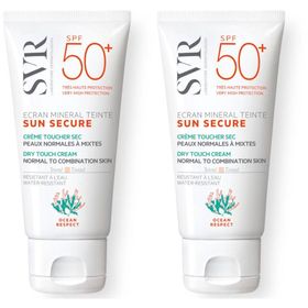 SVR SUN SECURE ÉCRAN MINÉRAL TEINTÉ Crème Toucher Sec Peaux Normales à Mixtes SPF50+