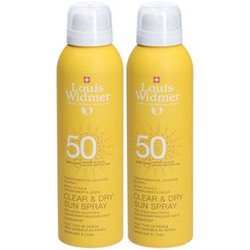 Louis Widmer Spray D'Huile Transparant & Léger SPF50