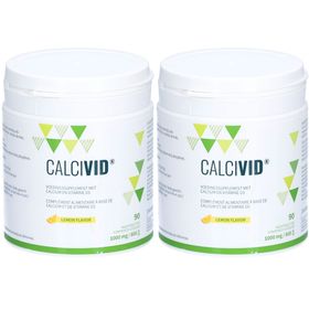 Calcivid 1000mg/800ie Lemon Chew nf x2