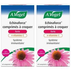 A.Vogel Echinaforce Kauwtabletten forte+ Vitamine C 60st x2