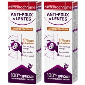 Mercurochrome® Lotion Extra Forte Anti-poux & Lentes