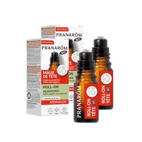 Pranarom Roll-on maux de tête - Bio
