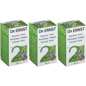 DR. ERNST's Nr 2 TISANE DÉPURATIVE-TRANSIT avec du séné et du bouleau