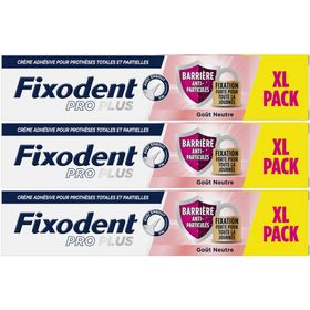 Fixodent Pro Plus Barrière Anti-Particules Goût Neutre