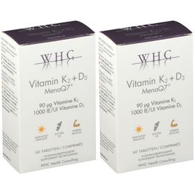 Nutrogenics WHC Vitamine K2 + D3 MenaQ7®