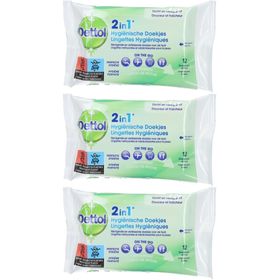 Dettol Lingettes Hygiéniques 2in1