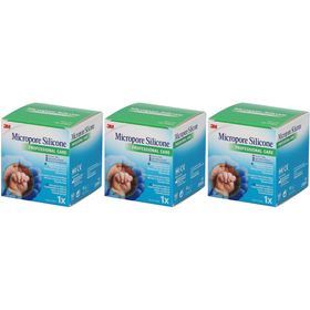 3M™ Micropore™ Silicone Sparadrap 5 cm x 5 m